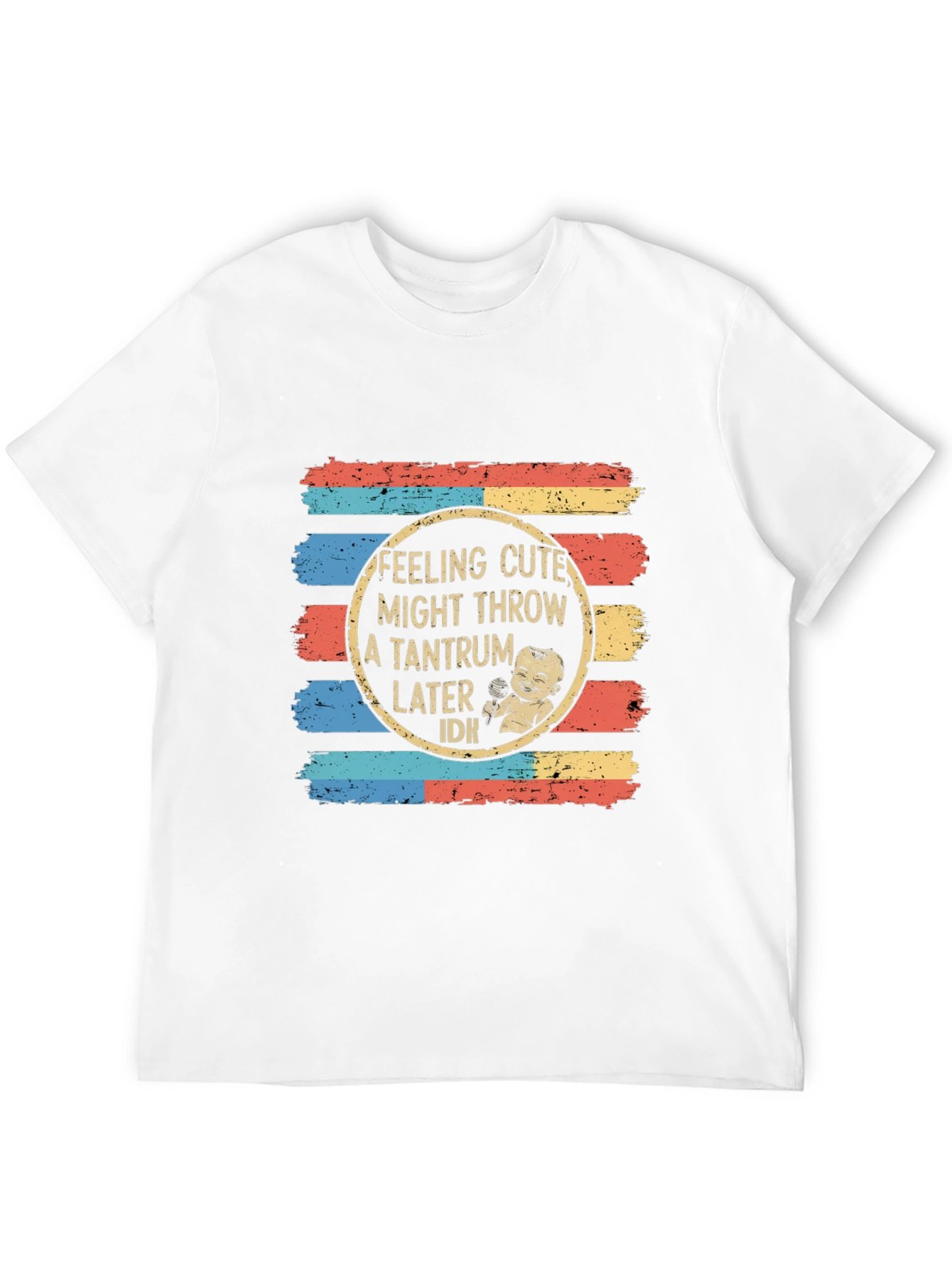 Cute Tantrum Baby T-Shirt - Retro Design