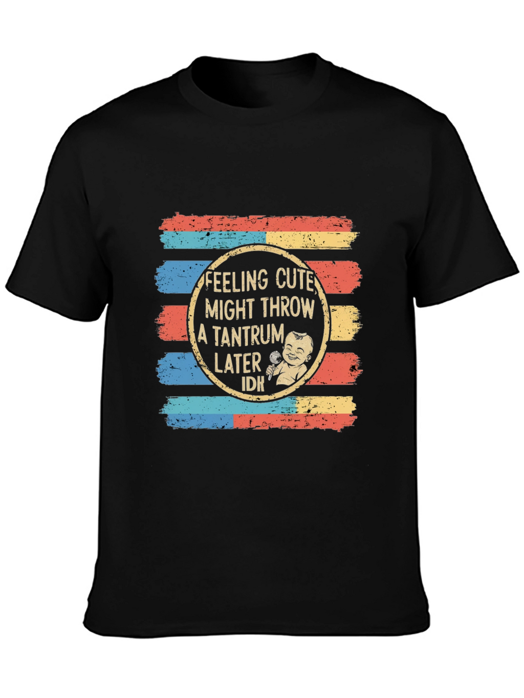 Cute Tantrum Baby T-Shirt - Retro Design