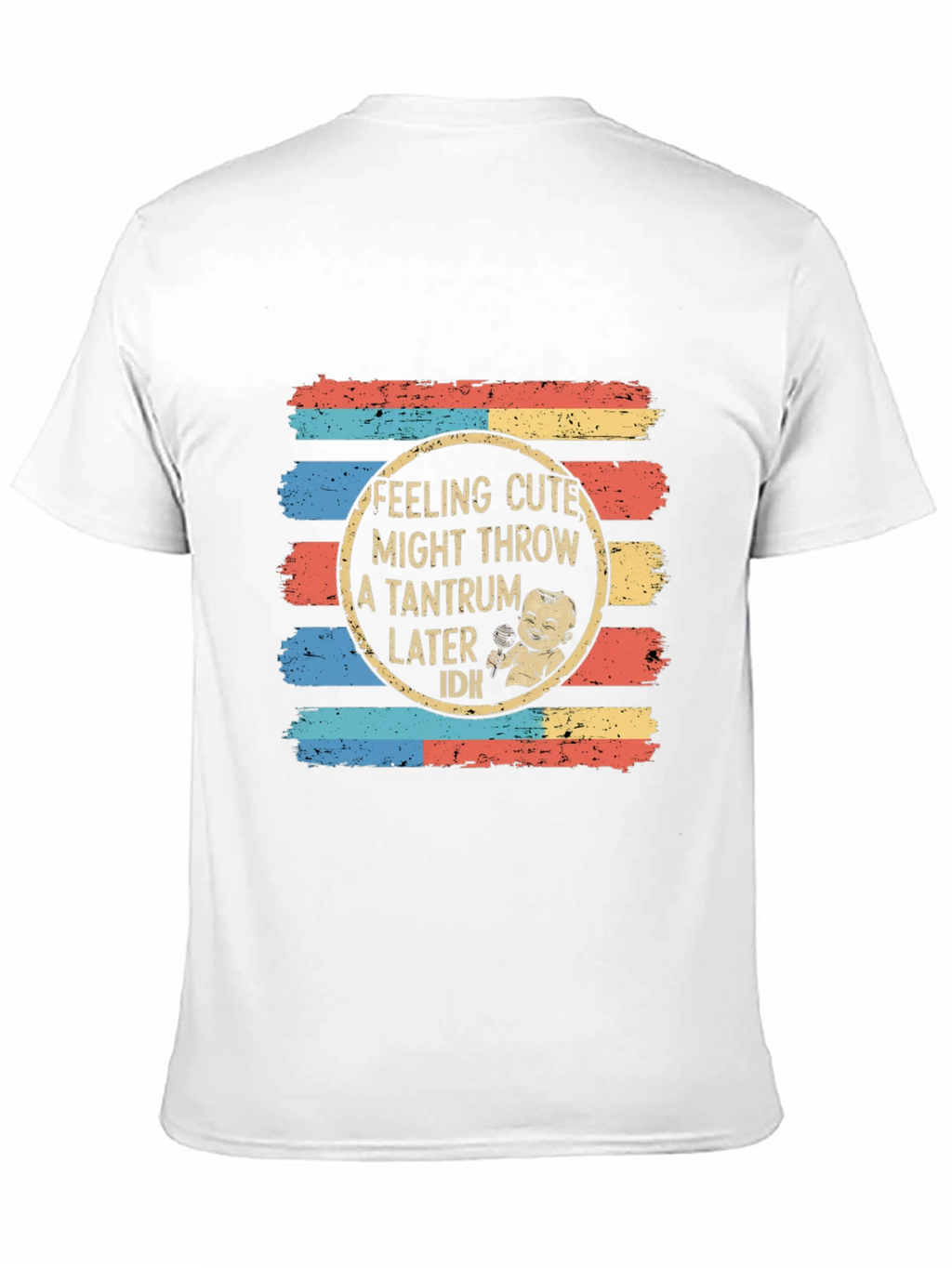 Cute Tantrum Baby T-Shirt - Retro Design