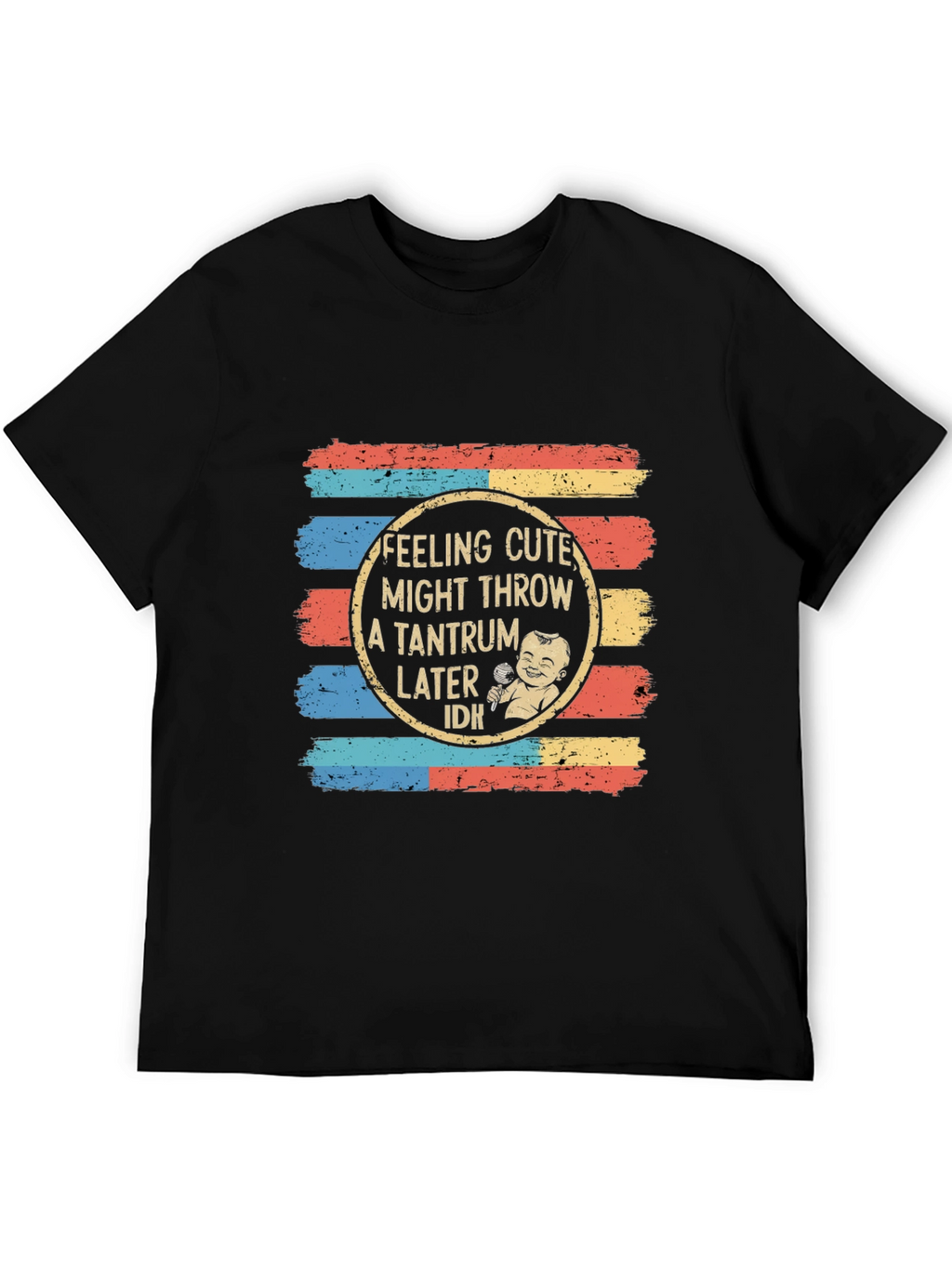 Cute Tantrum Baby T-Shirt - Retro Design