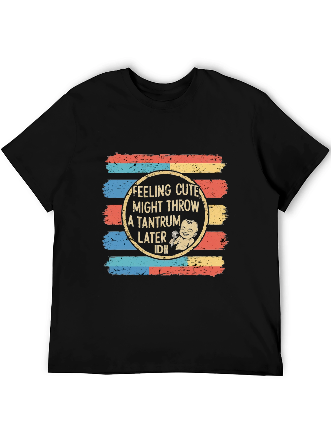 Cute Tantrum Baby T-Shirt - Retro Design