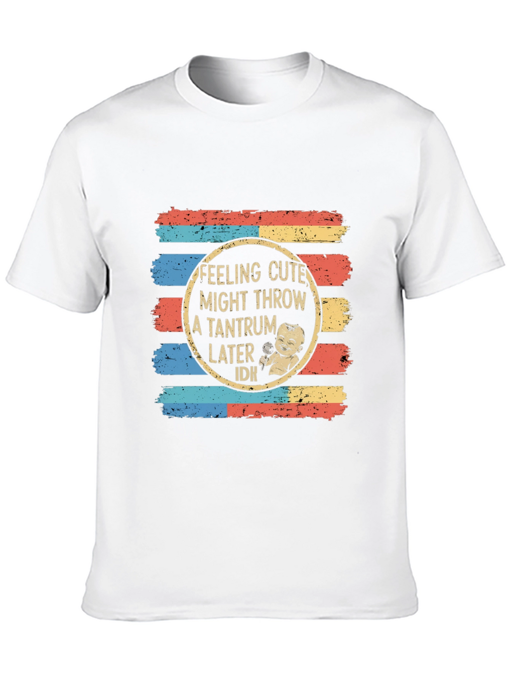 Cute Tantrum Baby T-Shirt - Retro Design