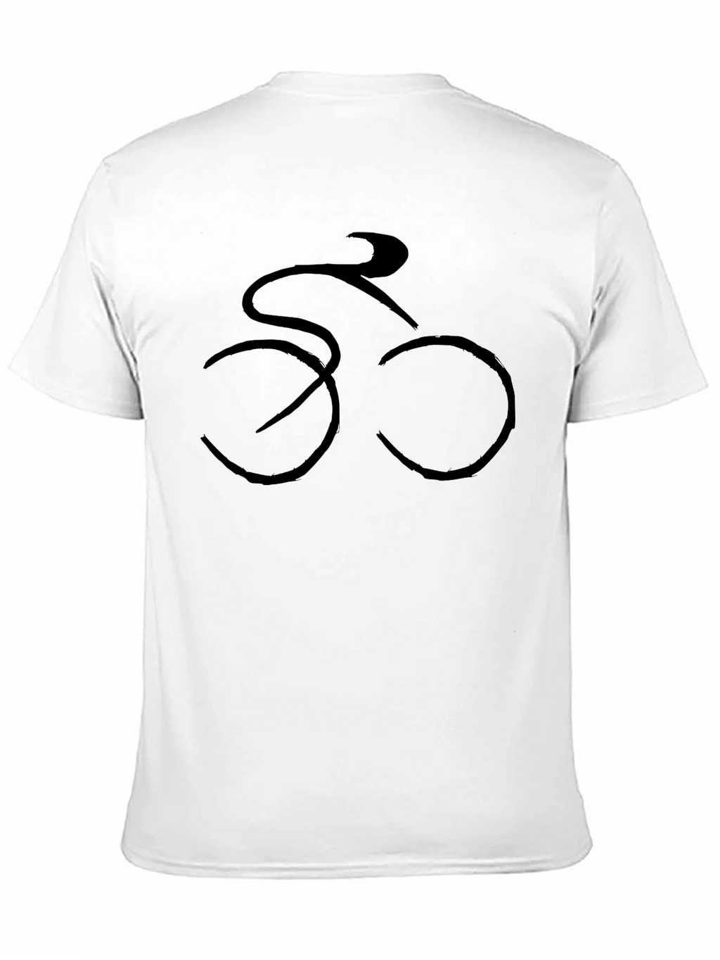 Cycling Silhouette Black T-Shirt