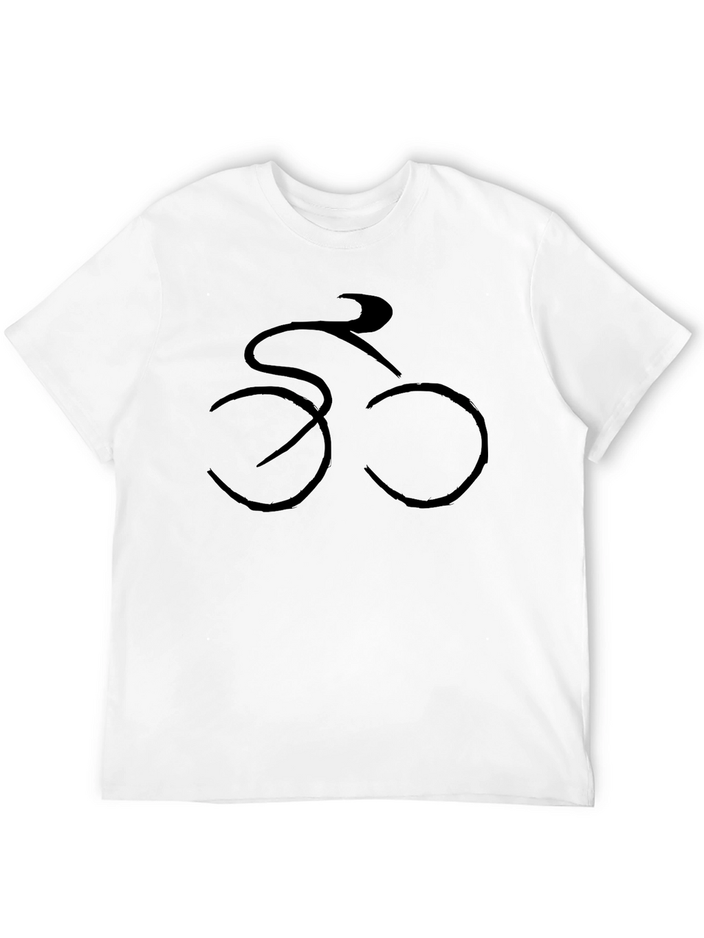 Cycling Silhouette Black T-Shirt