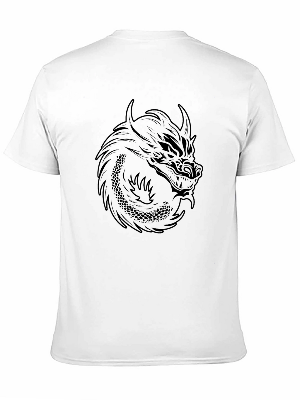Black Dragon Graphic T-Shirt - Mens Fashion Tee