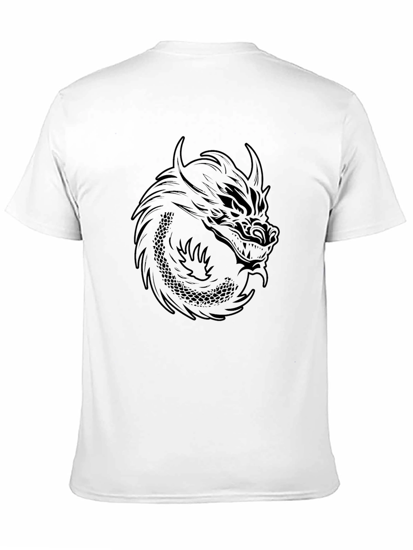 Black Dragon Graphic T-Shirt - Mens Fashion Tee