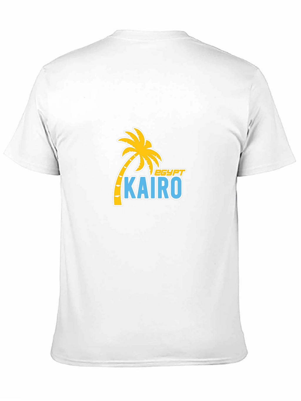 Cairo Egypt Palm Tree T-Shirt - Black Cotton Tee