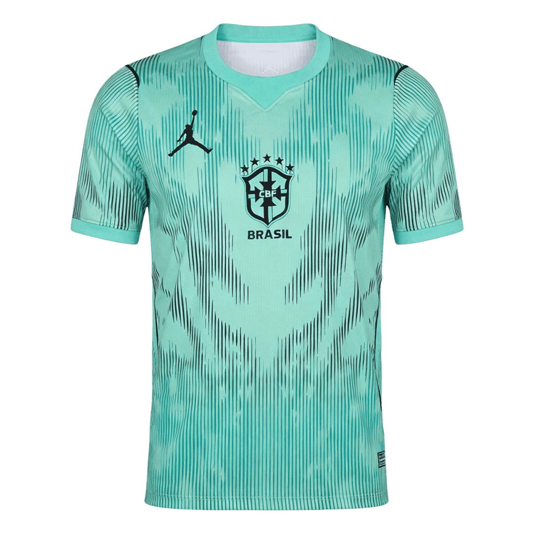 Brazil Hollywood Keepers Soccer Jersey World Cup 2026 Green Front