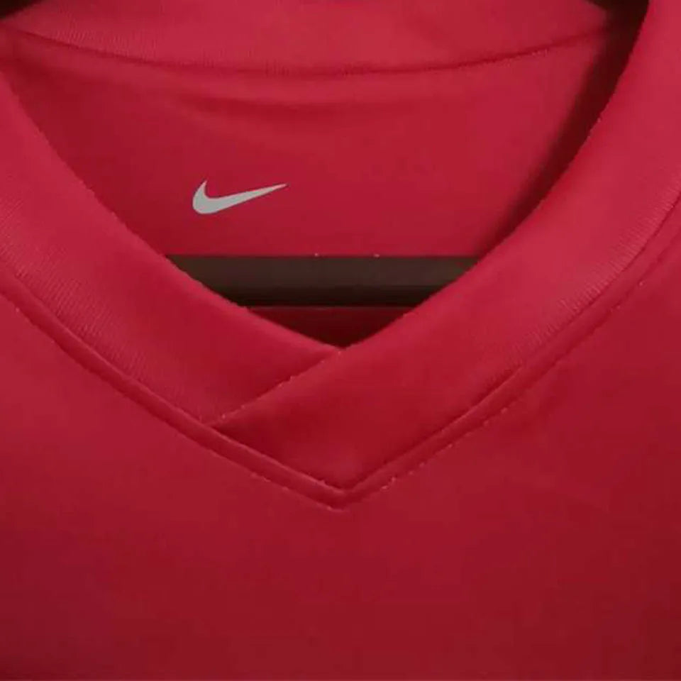 2010 Serbia Home Red Retro Retro Jersey Detail 3