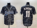 Men's Los Angeles Dodgers Roki Sasaki #11 Grey Camouflage Player Jerseys