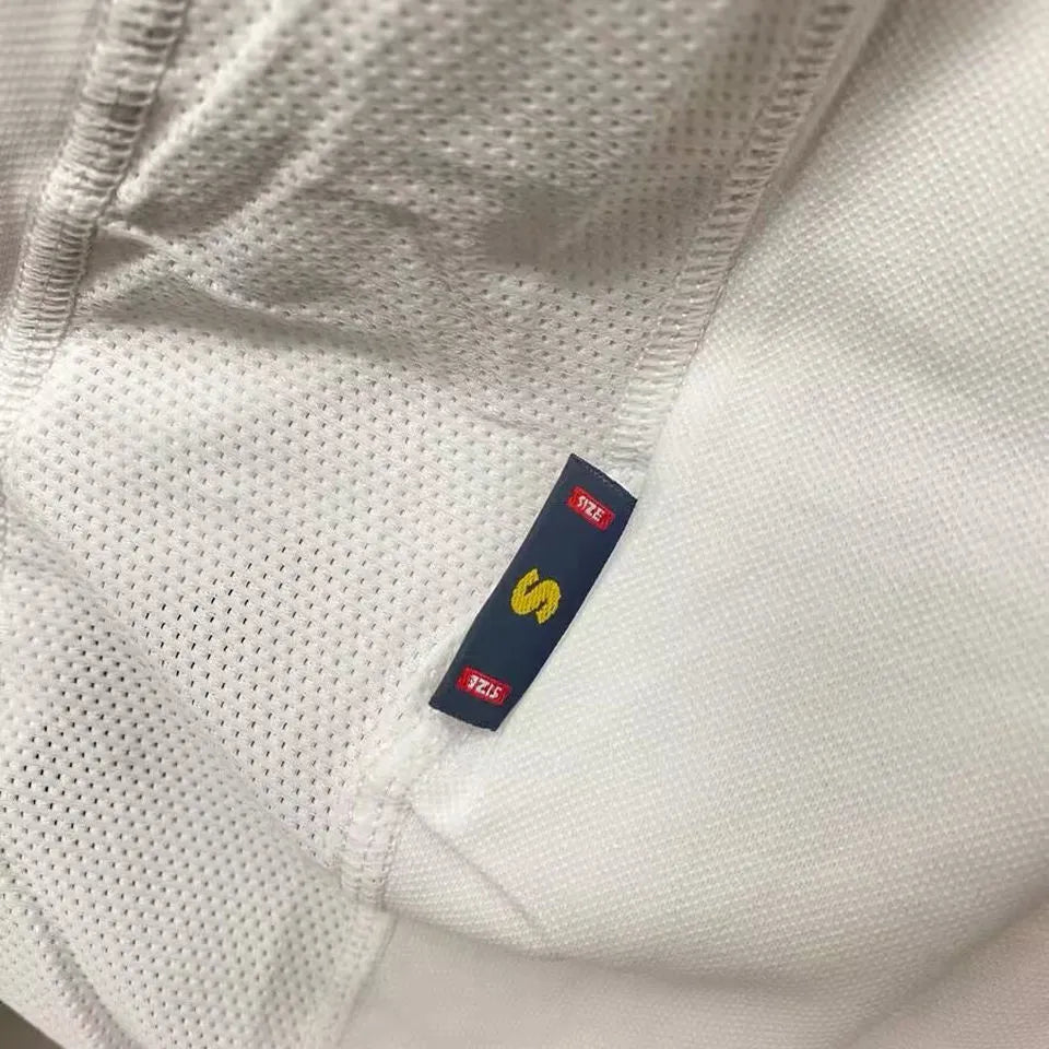 2002 Italy Away White Retro Soccer Jersey Detail 1