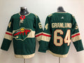 Men's Minnesota Wild Mikael Granlund #64 Green Home Breakaway Player Jerseys