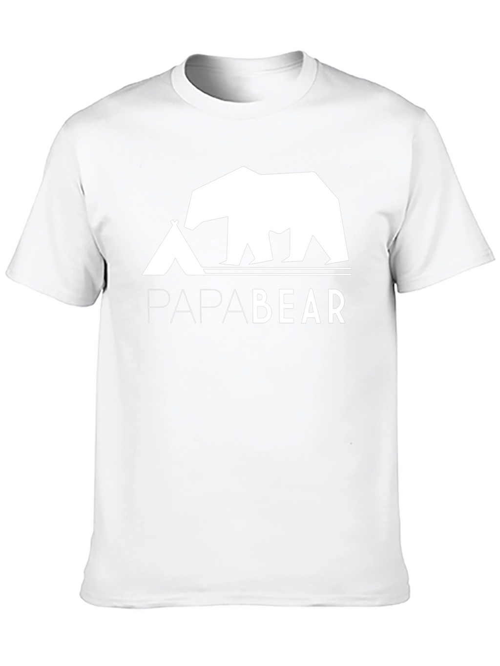 Papa Bear T-Shirt - Camping Dad Tee
