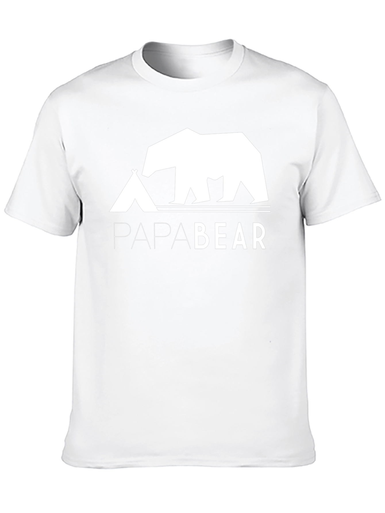 Papa Bear T-Shirt - Camping Dad Tee
