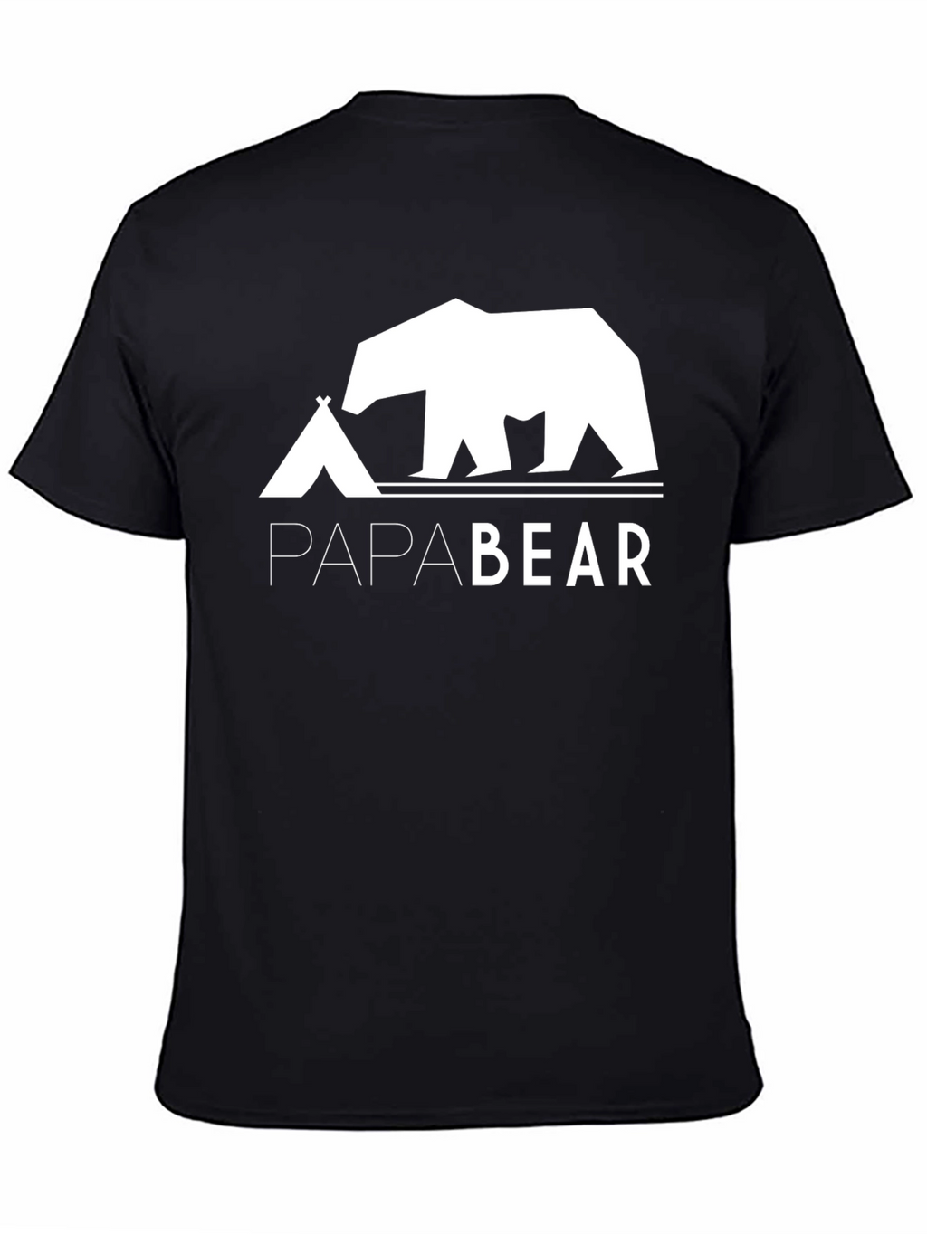 Papa Bear T-Shirt - Camping Dad Tee