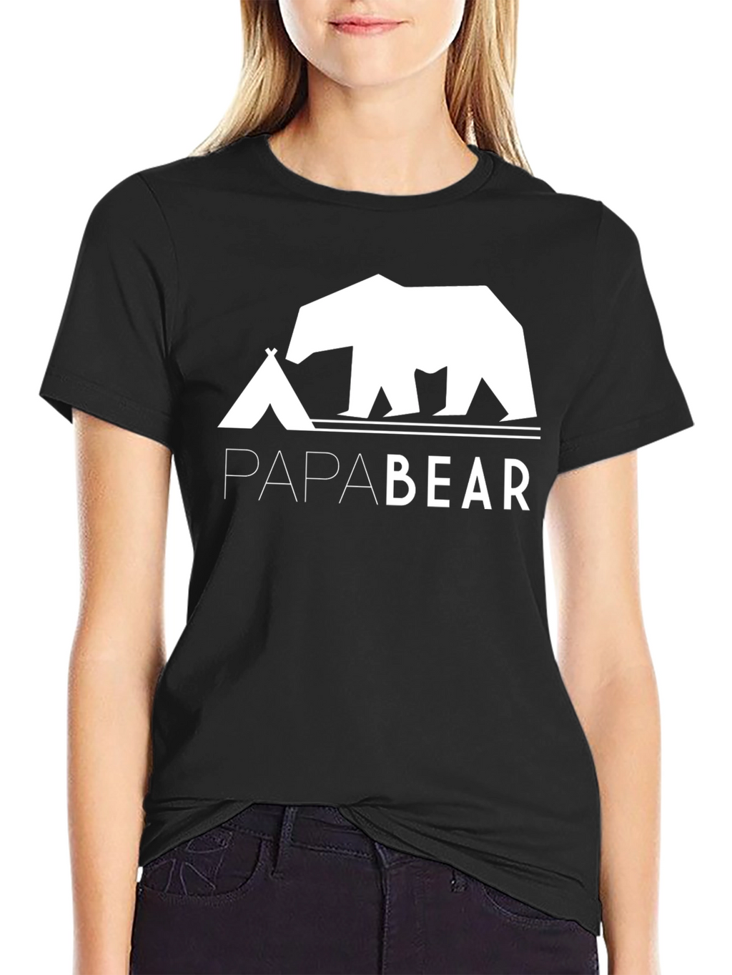 Papa Bear T-Shirt - Camping Dad Tee