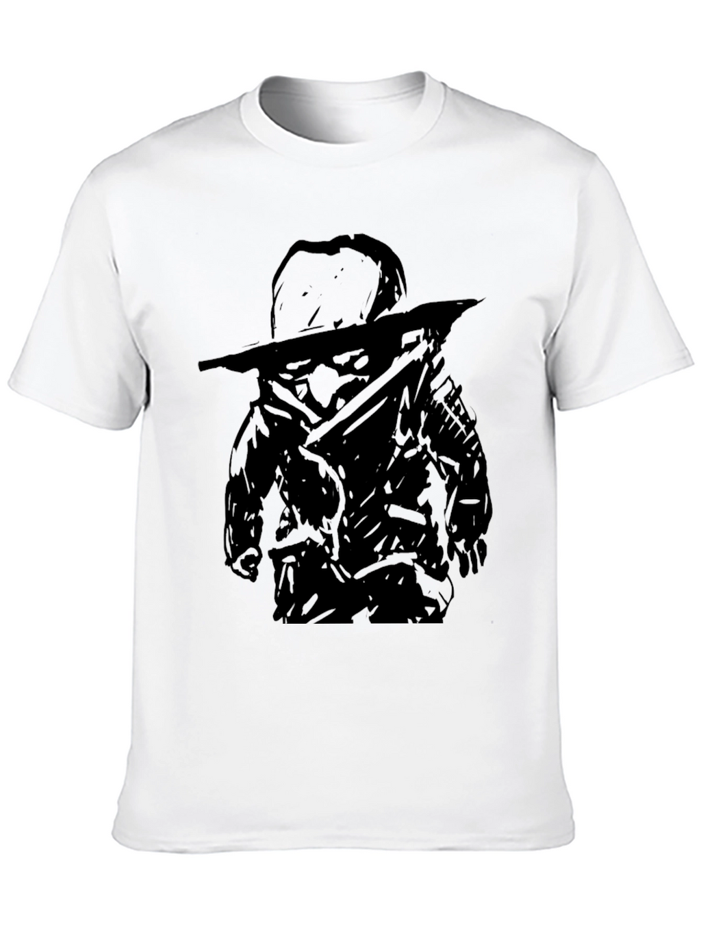 Dark Samurai Graphic Tee - Mens Black T-Shirt