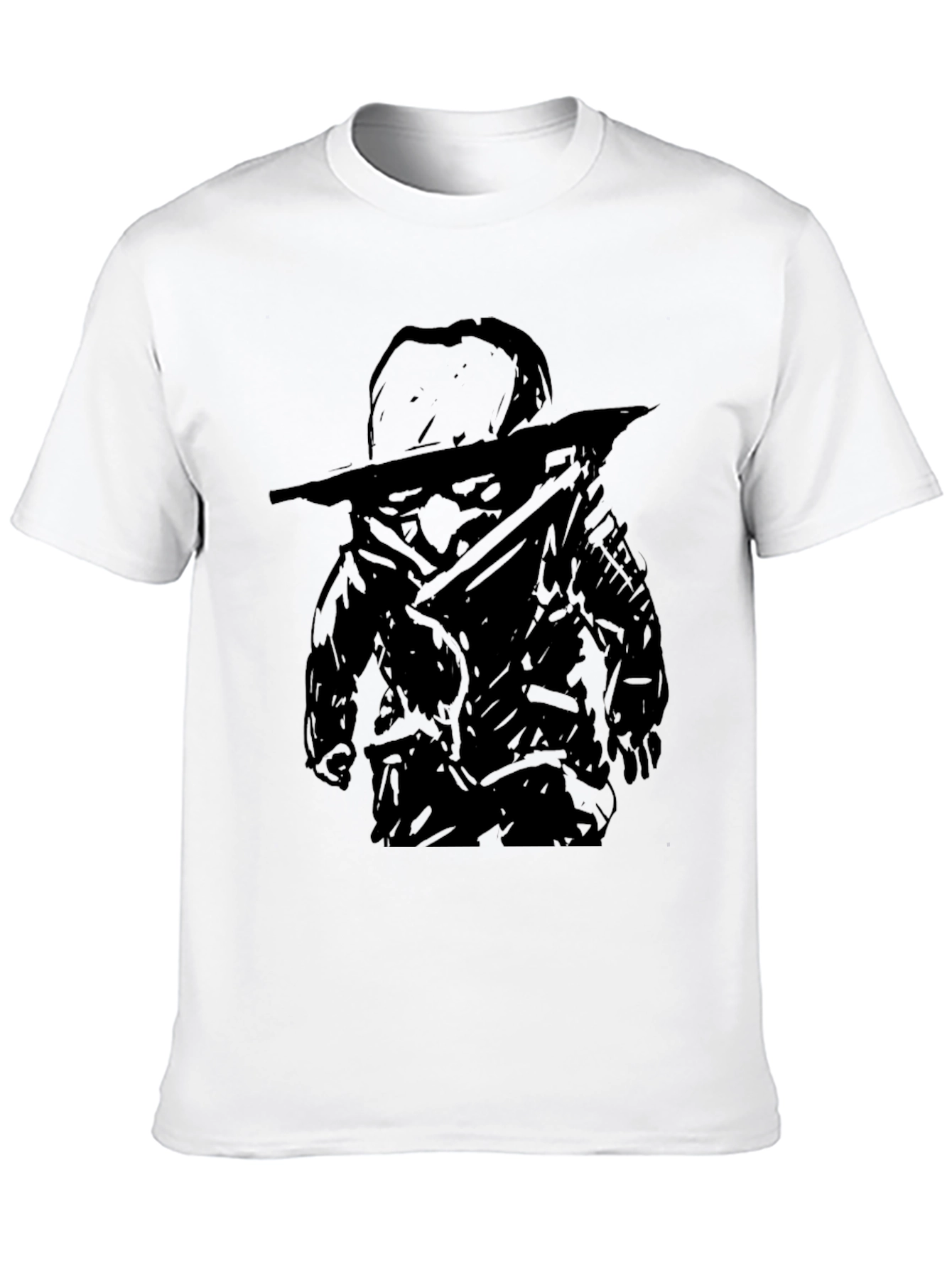 Dark Samurai Graphic Tee - Mens Black T-Shirt