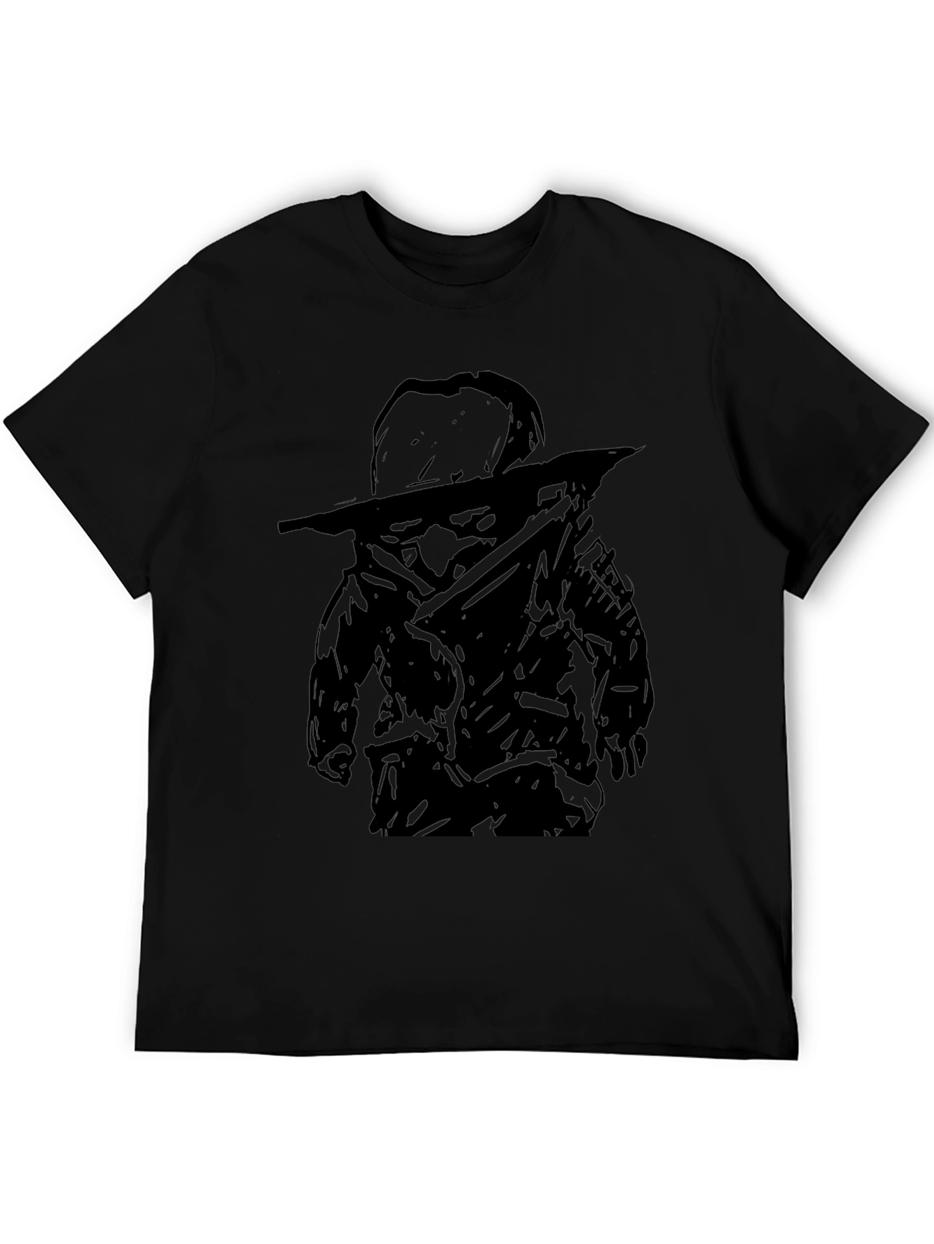 Dark Samurai Graphic Tee - Mens Black T-Shirt