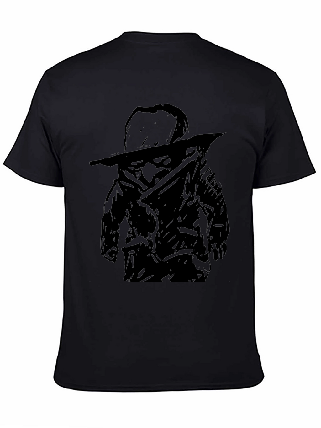 Dark Samurai Graphic Tee - Mens Black T-Shirt