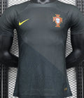 2023/24 Portugal Special Edition Black Grey Player Version Jersey Front