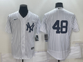Men's New York Yankees Anthony Rizzo #48 White Replica Player Name Jerseys