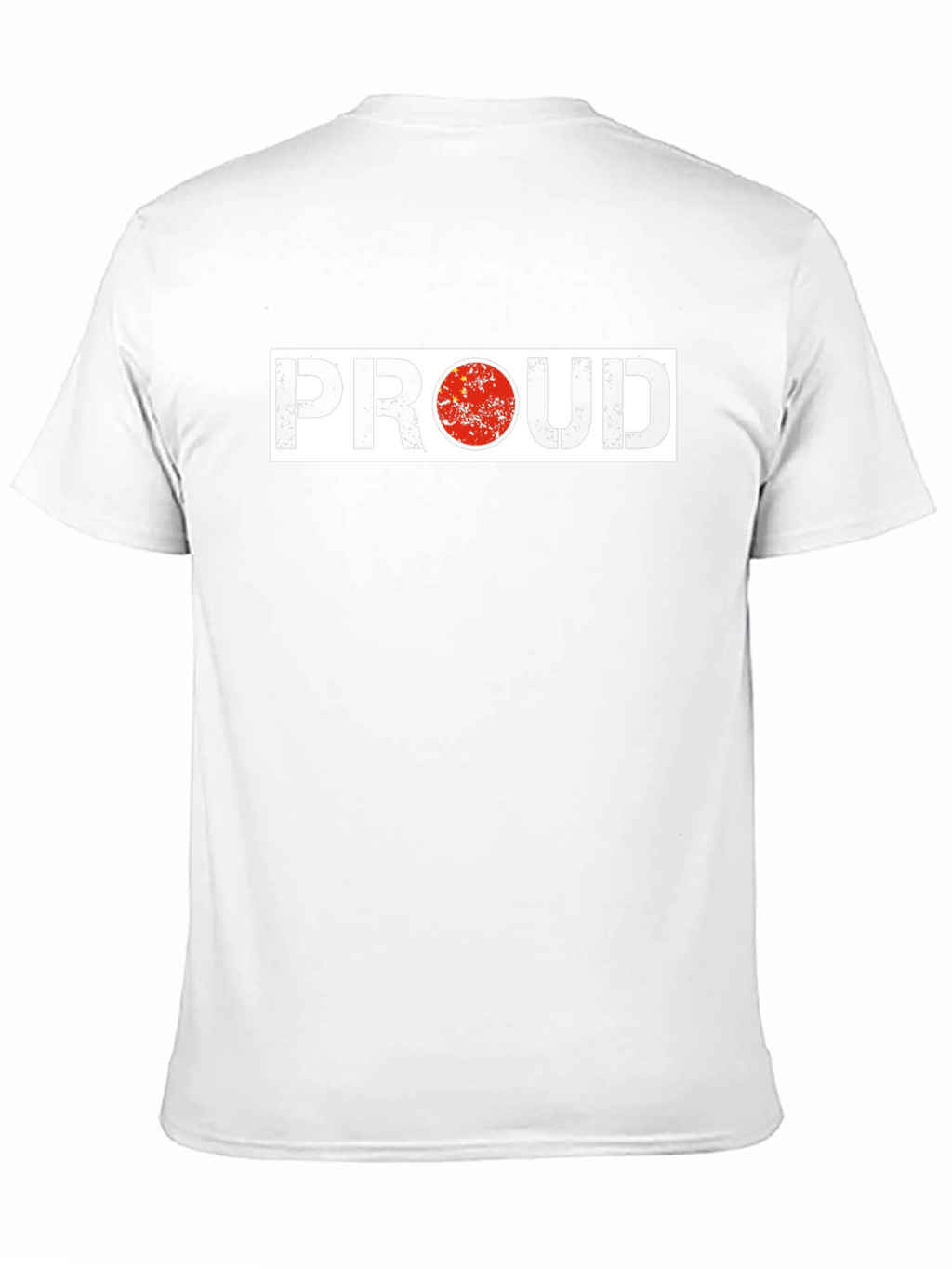 Proud China Flag Graphic Black T-Shirt