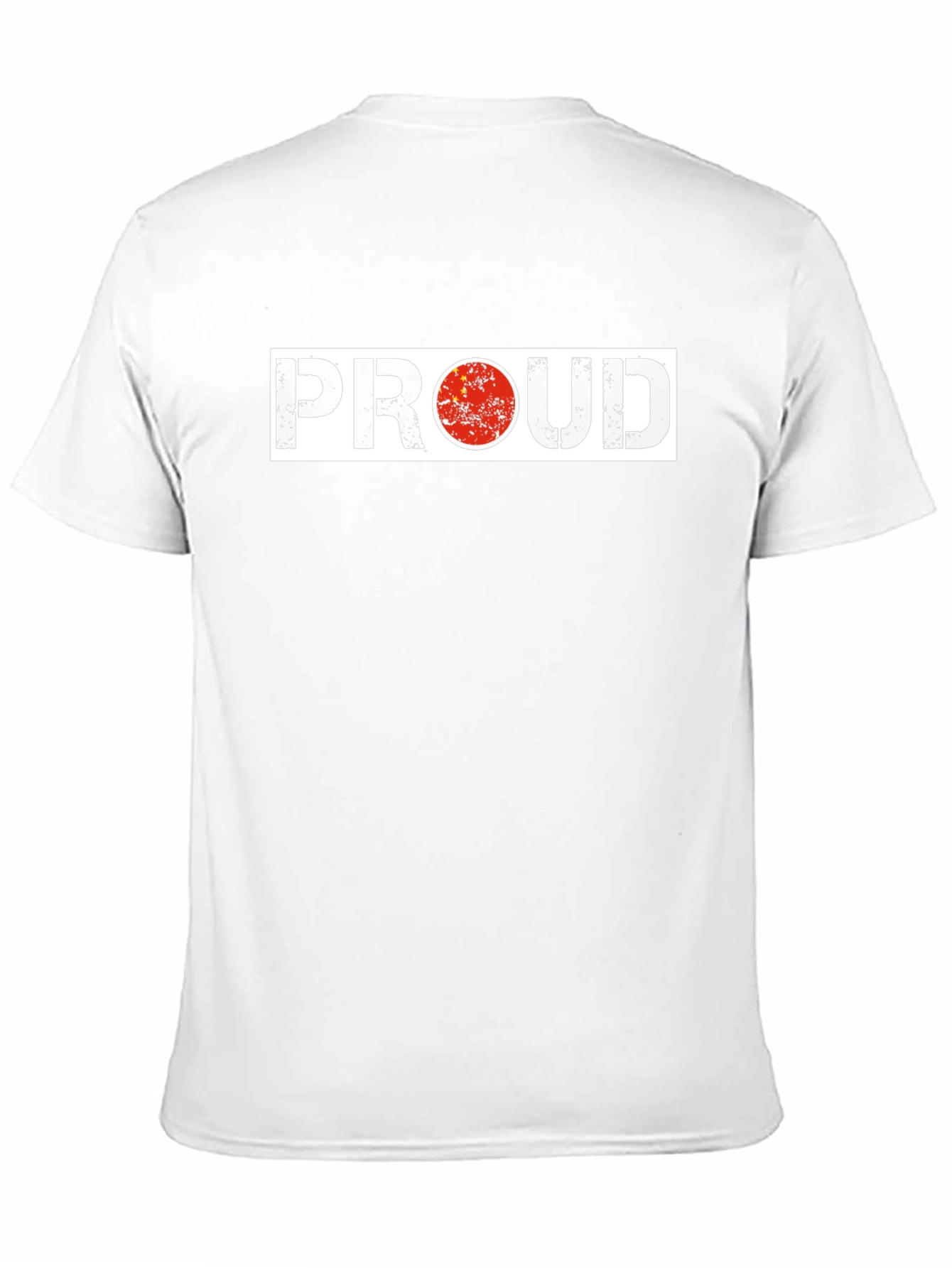 Proud China Flag Graphic Black T-Shirt