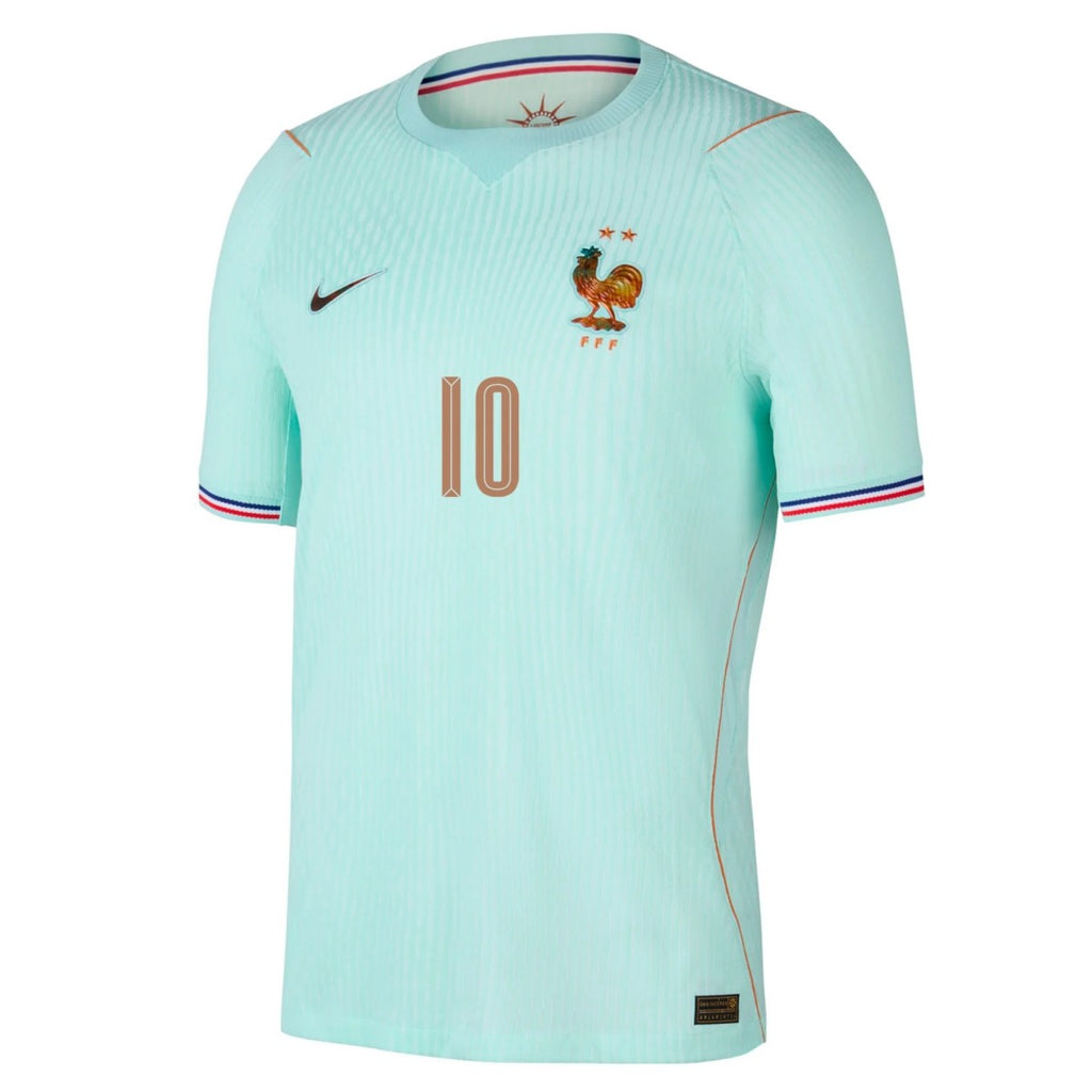 Mbappe #10 France Away Match Jersey Player Version World Cup 2026 Back