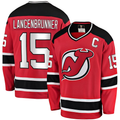 Men's New Jerseys Devils Jamie Langenbrunner #15 Red Player Game Jerseys