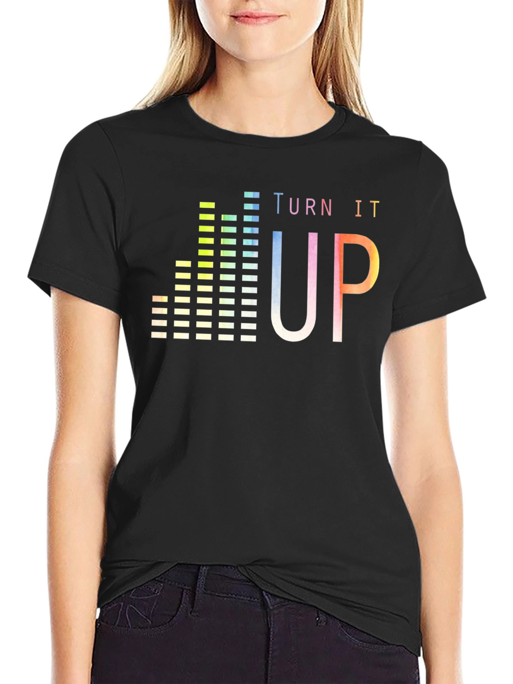 Turn It Up Graphic Tee - Music Lovers Shirt