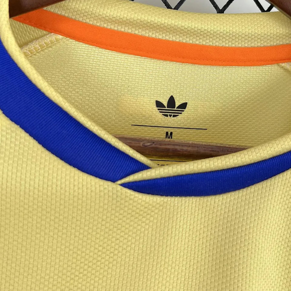 2026/27 Curacao Away Fans Soccer Jersey 库拉索 (Have Right Patch 有右臂章 黑底白字） Detail 3