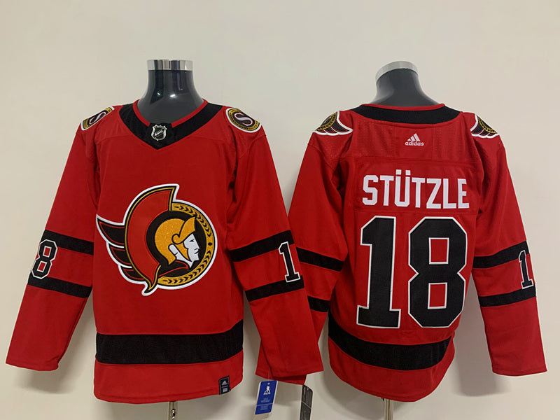Men's Ottawa Senators Tim Stutzle #18 Red Player Game Jerseys