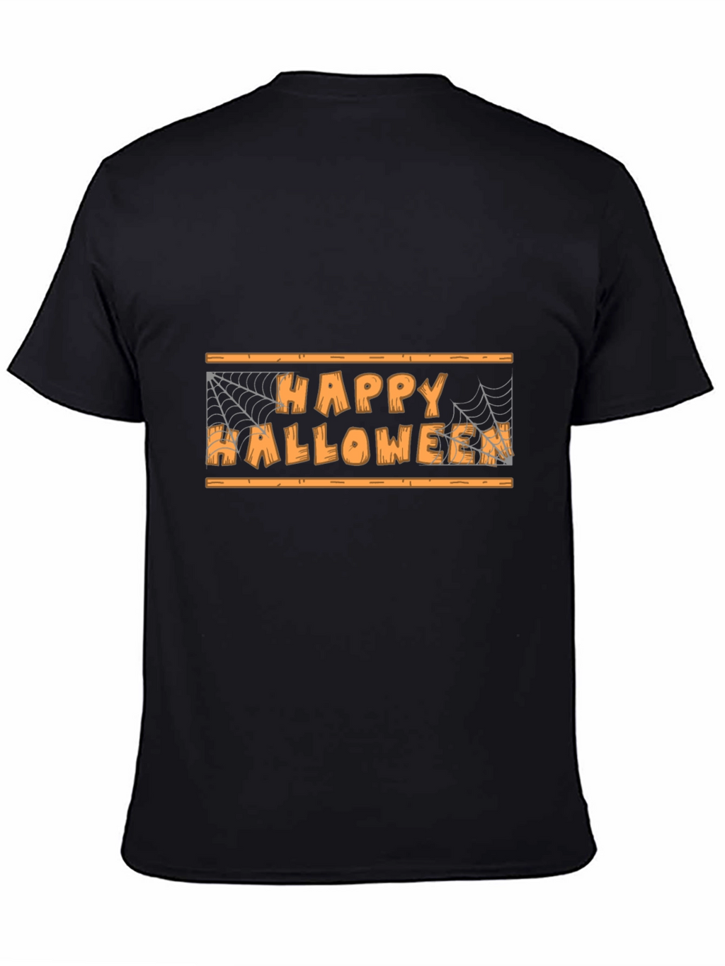 Happy Halloween Graphic Tee - Black
