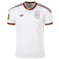 2026/27 Spain 1:1 Quality Away White Fans Soccer Jersey (Have Right Patch 有右臂章 金底白字） Front