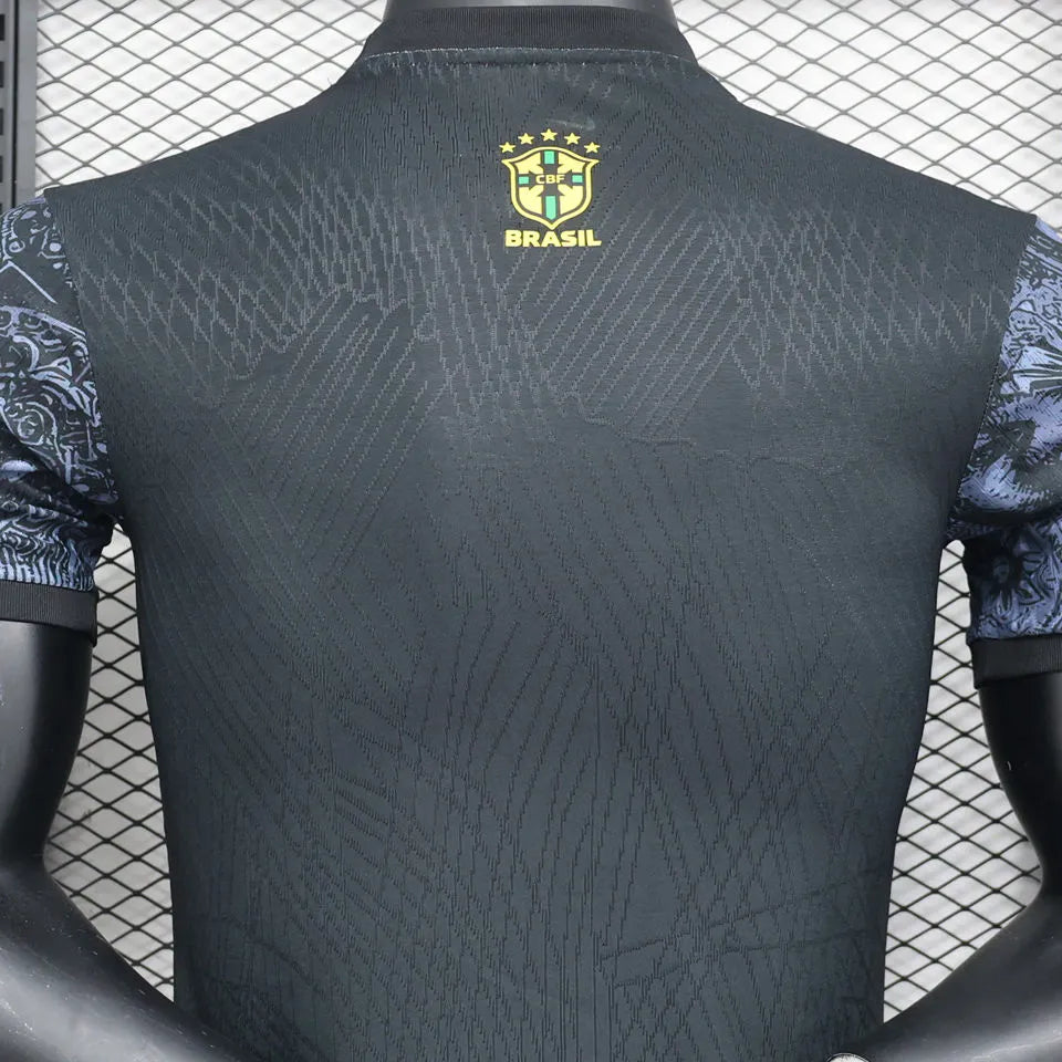 2024/25 Brazil Special Edition Black Player Version Jersey Back