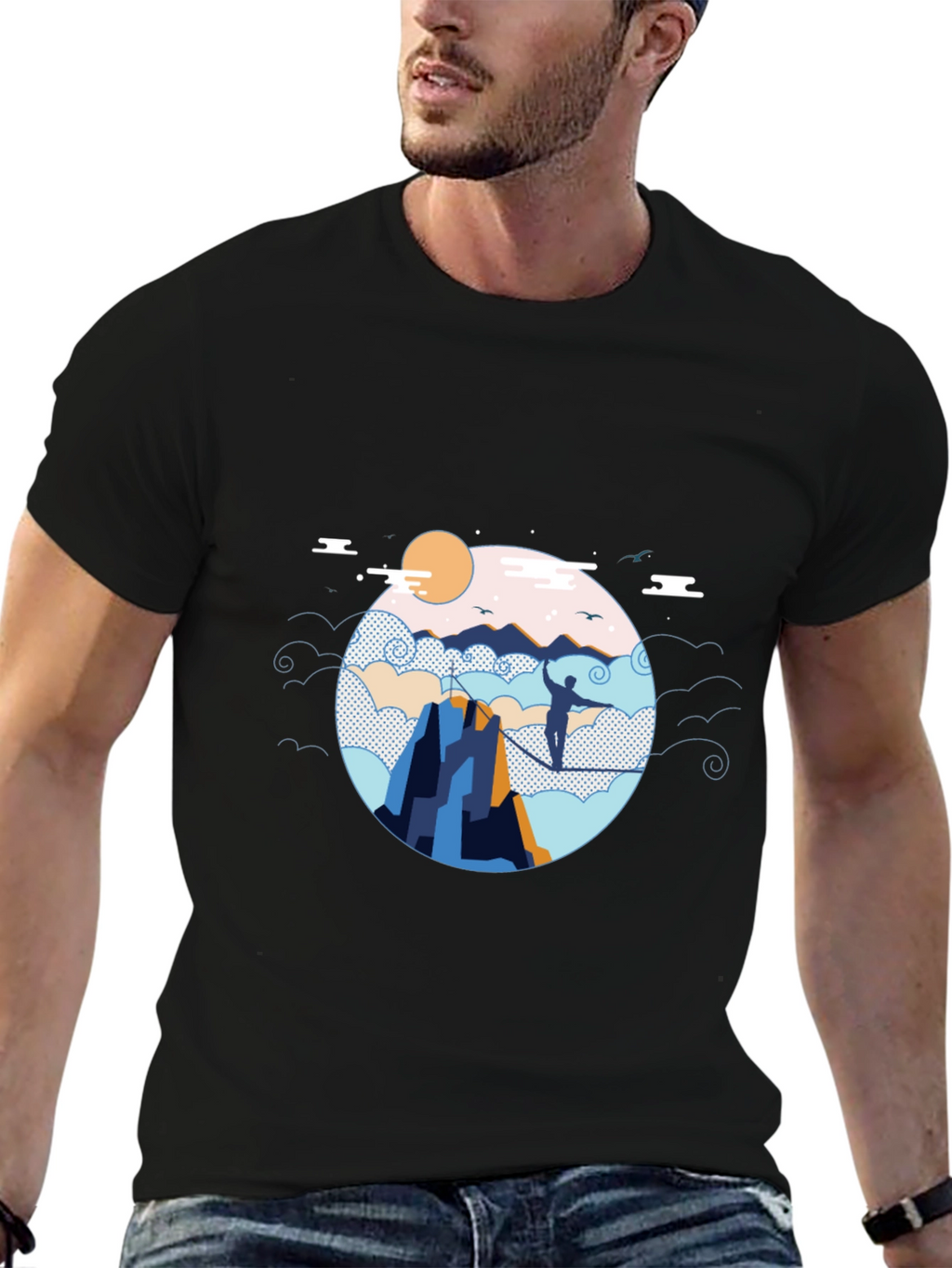Mountain Climber Graphic Tee - Adventure Awaits!