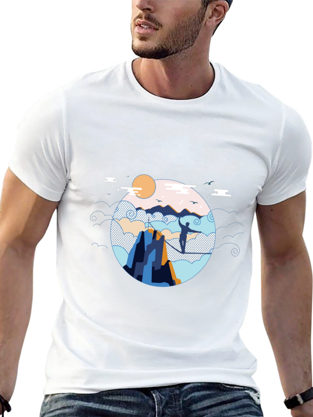 Mountain Climber Graphic Tee - Adventure Awaits!