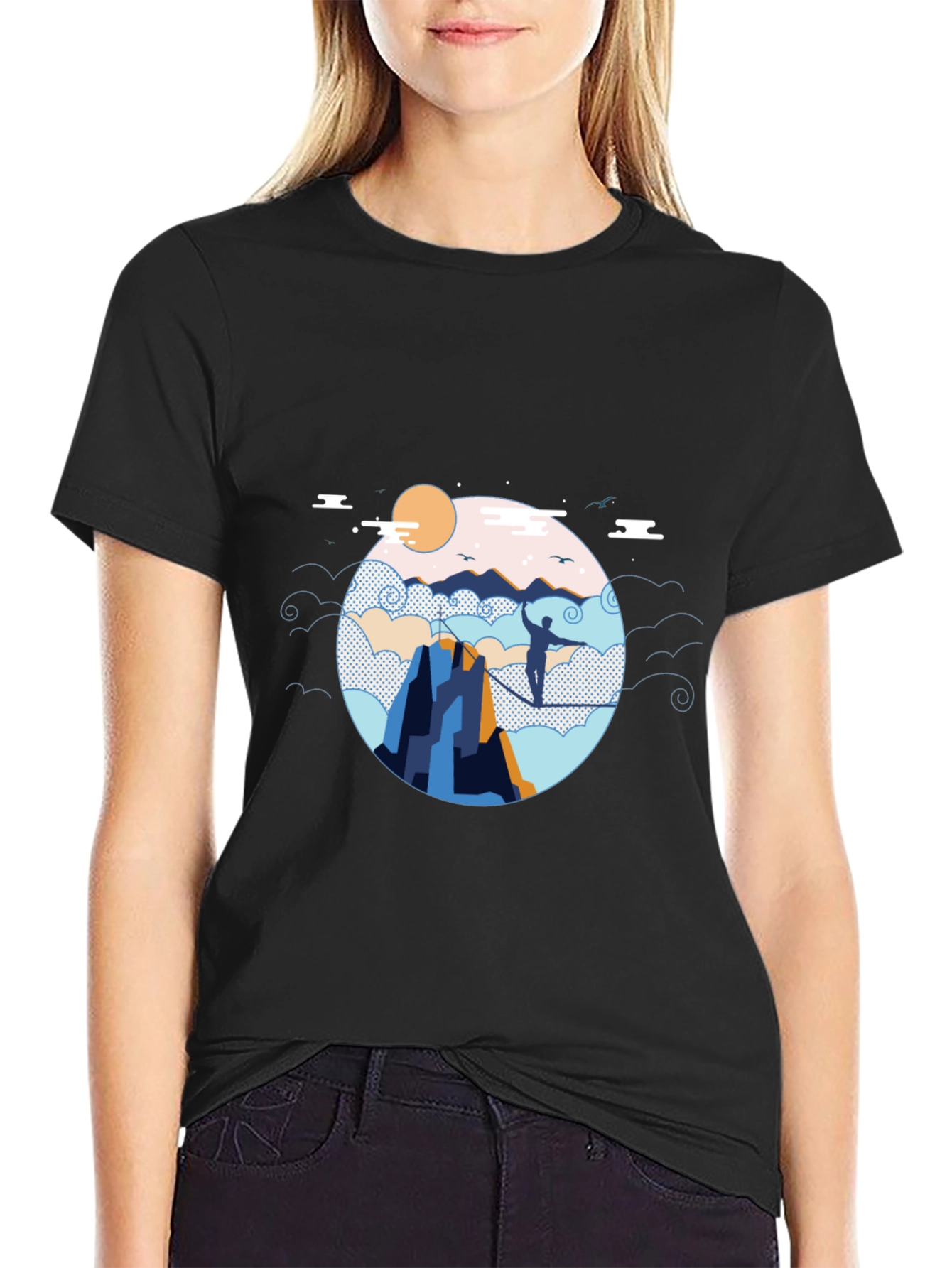 Mountain Climber Graphic Tee - Adventure Awaits!