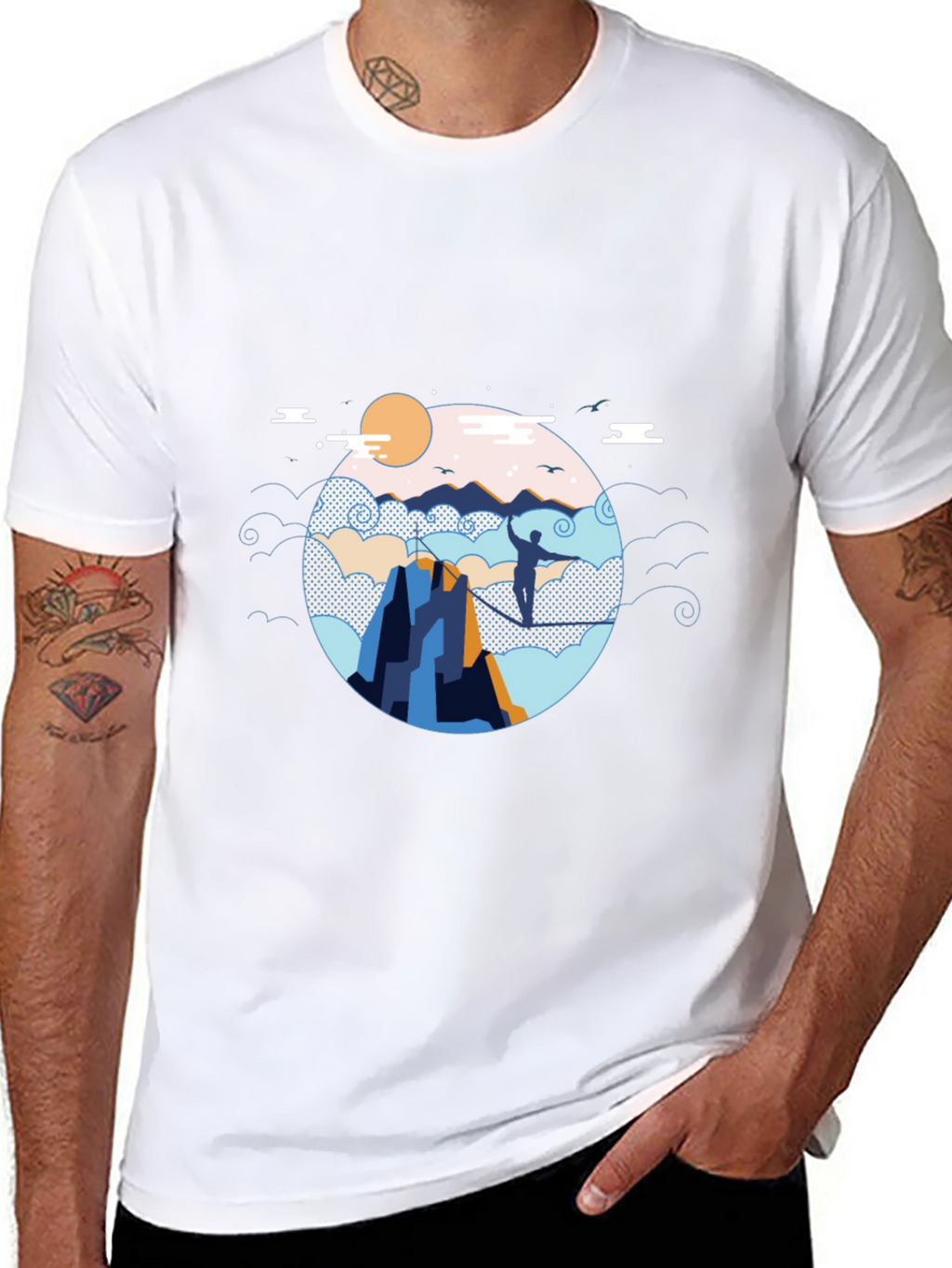 Mountain Climber Graphic Tee - Adventure Awaits!
