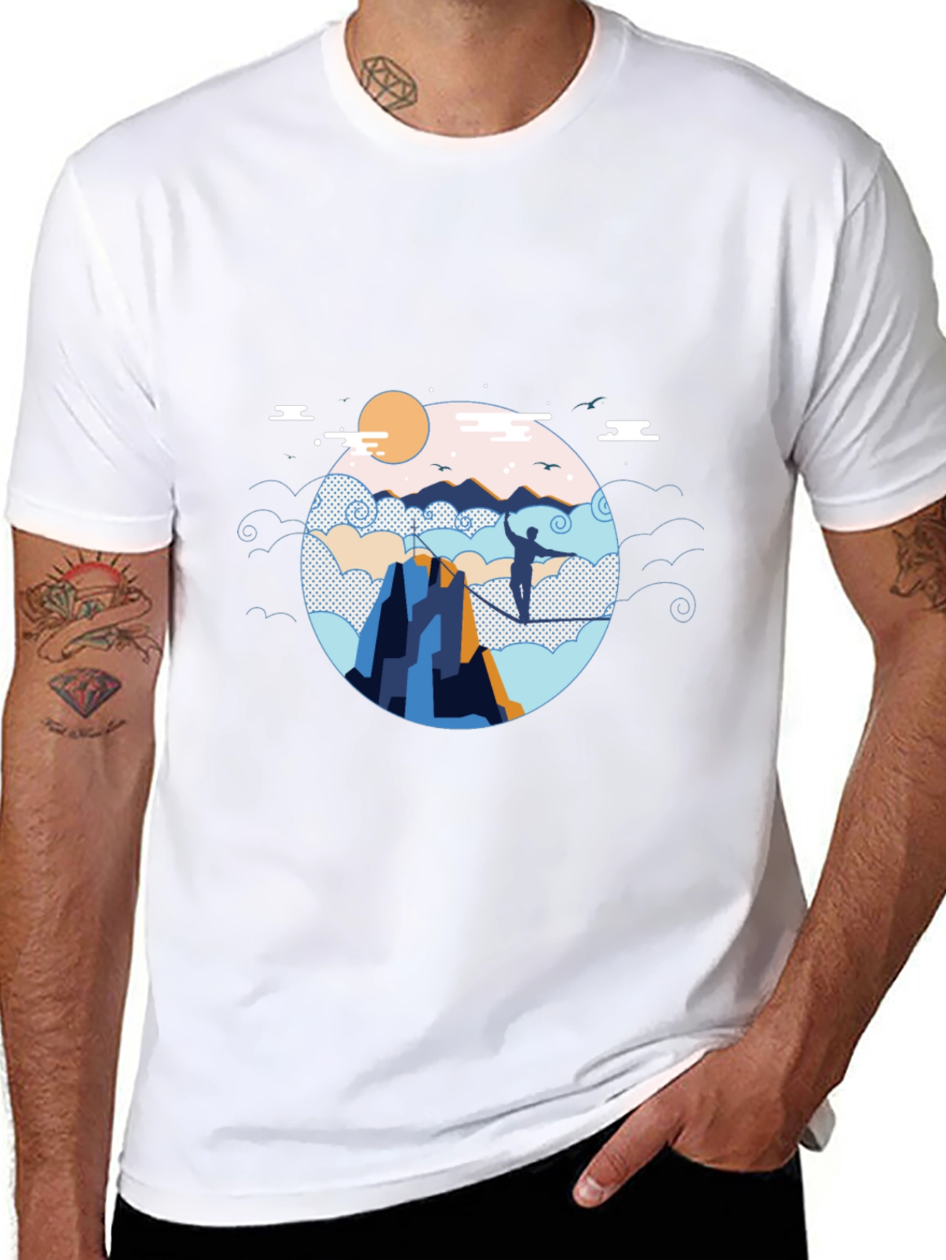 Mountain Climber Graphic Tee - Adventure Awaits!