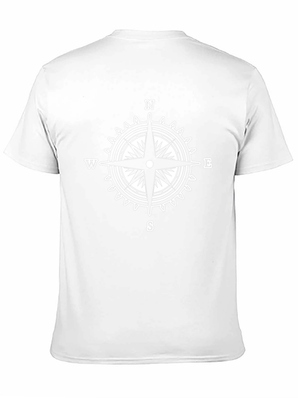 Compass Rose Graphic T-Shirt - Stylish Nautical Tee