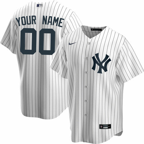 Men's New York Yankees Custom White Player Jerseys