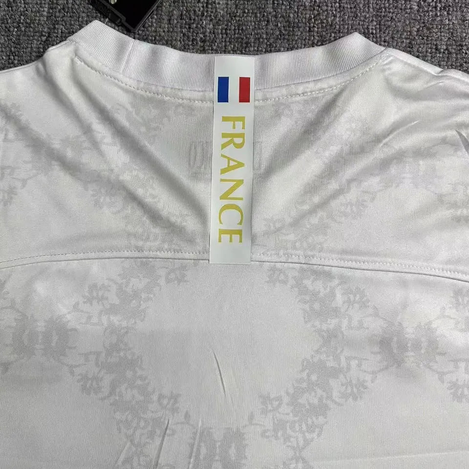 2025 RM x France Special Edition Fans Soccer Jersey 黄马 x 法国 Detail 2