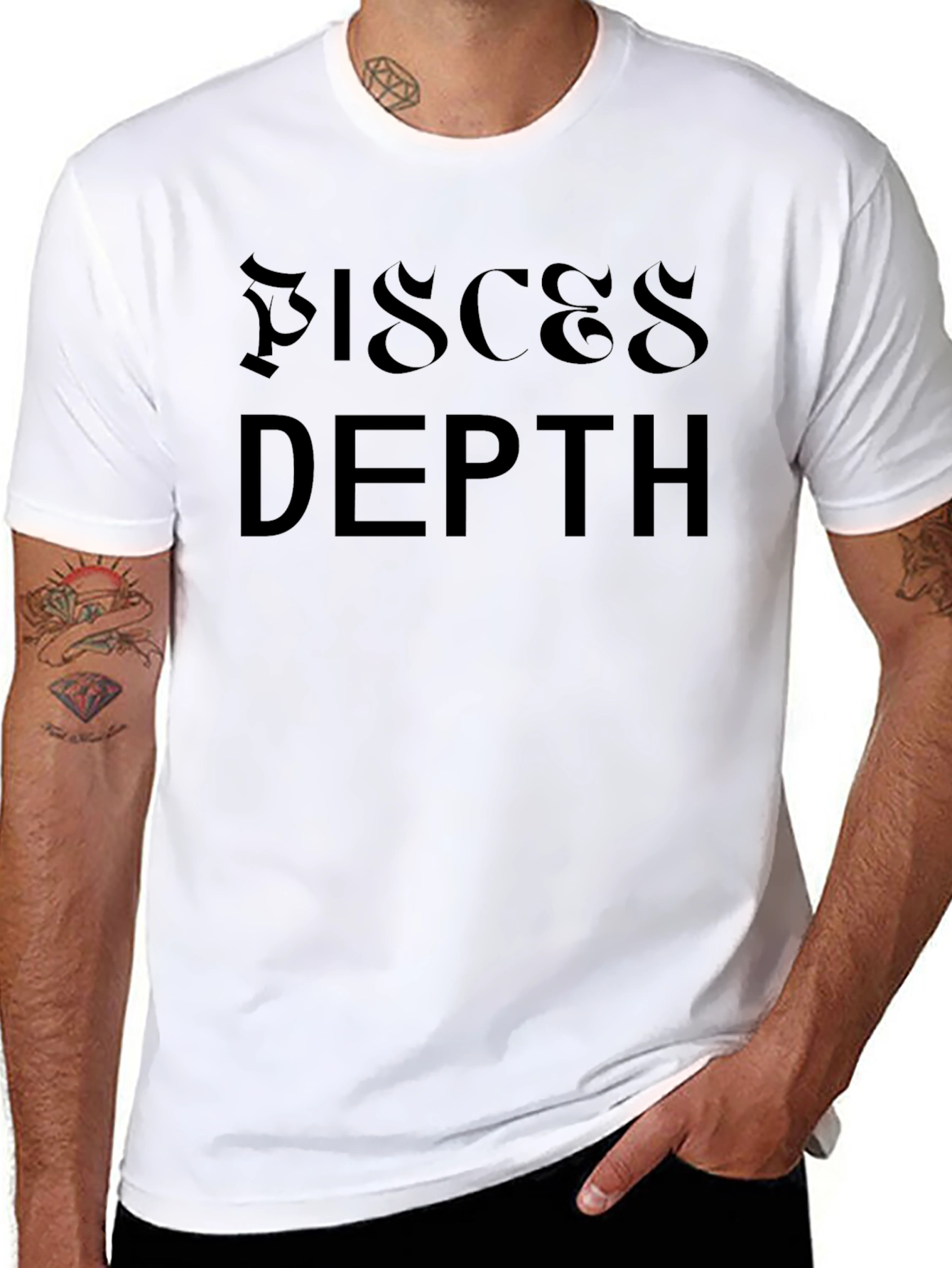 Pisces Depth T-Shirt - Black