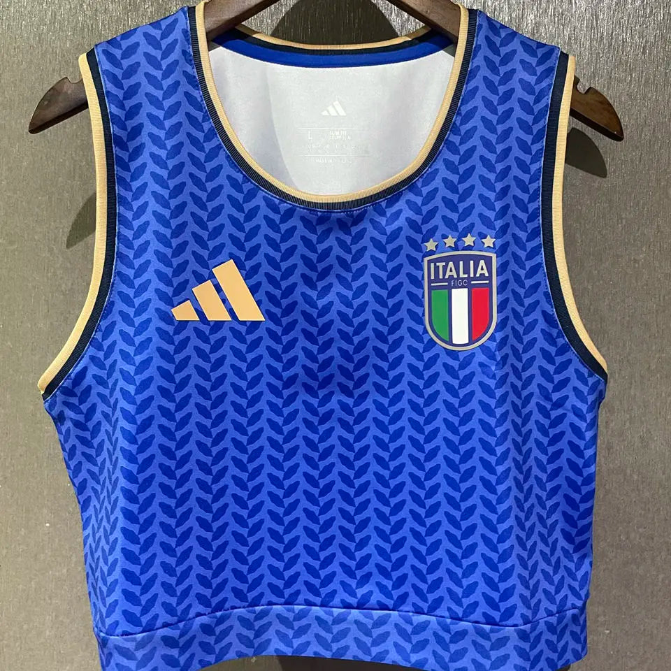 2026/27 Italy Home Women Yoga Vest Jersey 女 Front