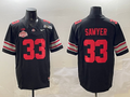 Men's Ohio State Buckeyes Jack Sawyer #33 Black 2025 CFP Final National Champions Patch F.U.S.E. Jersey