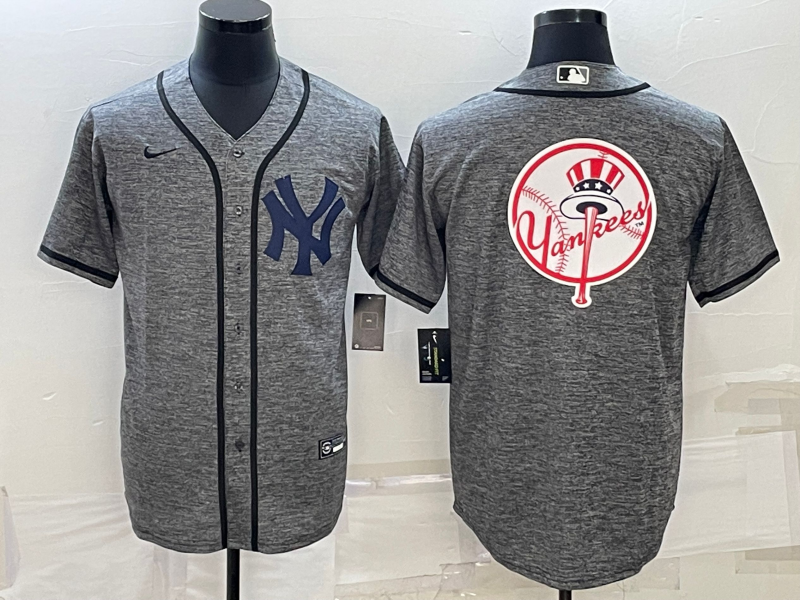 Men's New York Yankees Gray Alternate Team Jerseys