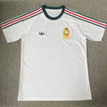 1986 Mexico Away White Retro Soccer Jersey Front