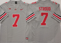 Men's Ohio State Buckeyes CJ Stroud #7 Grey Game Jersey